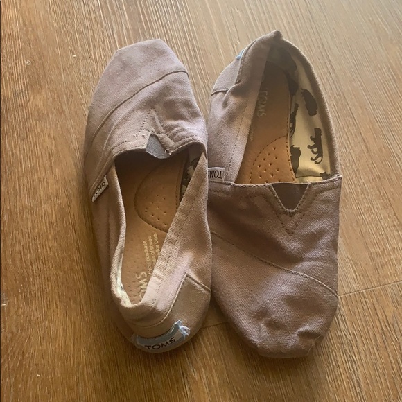 Tom’s Alparagata canvas slip-on 7.5 Dark Grey - Picture 2 of 5